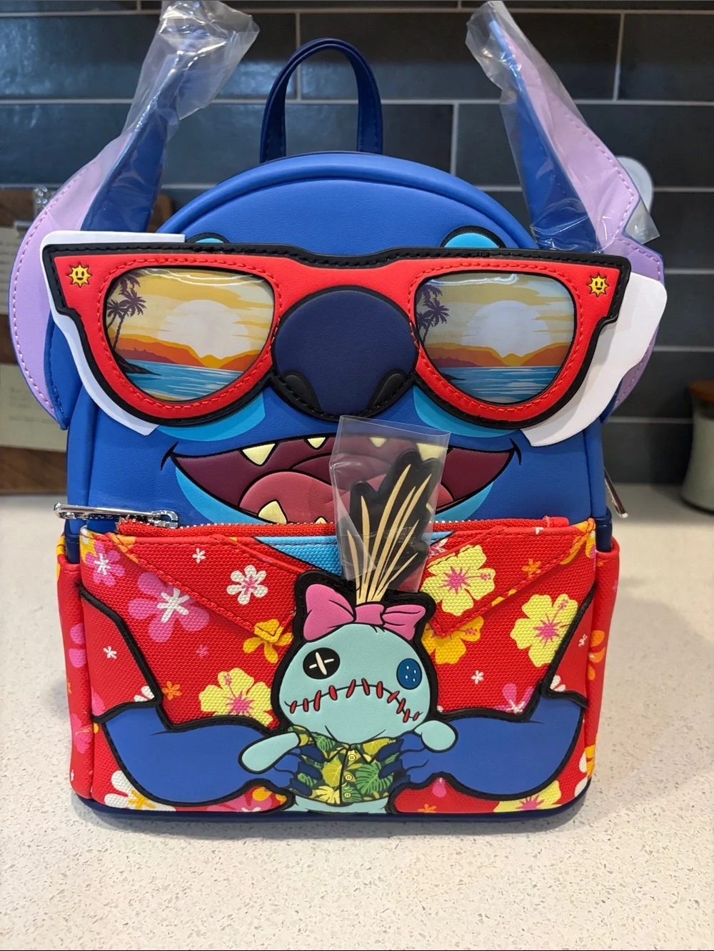 Disney SDCC Exclusive Stitch Loungefly Backpack NWT